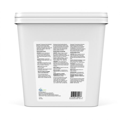 Aquascape Beneficial Bacteria Concentrate Professional Grade 9 LB / 4.08 KG (MPN 30407)