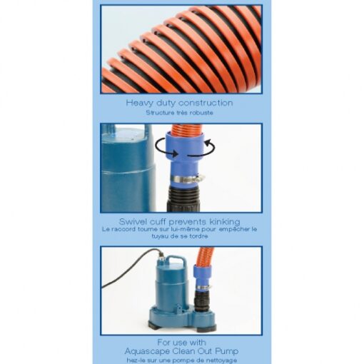 Aquascape Cleanout Pump Discharge Hose 50′ (MPN 48019)