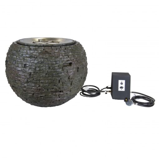 Aquascape Fire and Water Stacked Slate Sphere – Medium (MPN 58093)