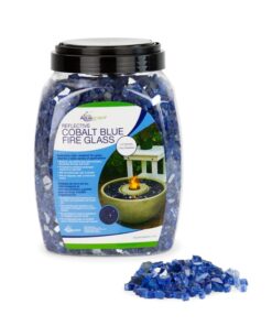 Aquascape 1/4″ Reflective Cobalt Blue Fire Glass 10lbs (MPN 78263)