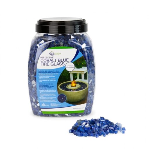 Aquascape 1/4″ Reflective Cobalt Blue Fire Glass 10lbs (MPN 78263)