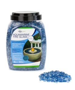 Aquascape 1/4″ Aquamarine Fire Glass 10lbs (MPN 78264)
