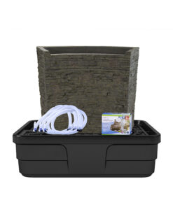 Aquascape Stacked Slate Spillway Wall 32″ Landscape Fountain Kit (MPN 78269)
