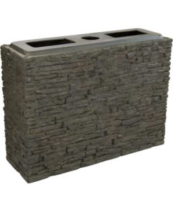 Aquascape Large Straight Stacked Slate Wall Base (MPN 78278)