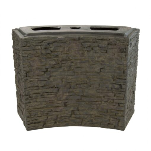 Aquascape Large Curved Stacked Slate Wall Base (MPN 78282)