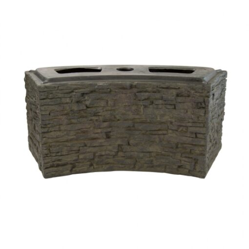 Aquascape Small Curved Stacked Slate Wall Base (MPN 78283)