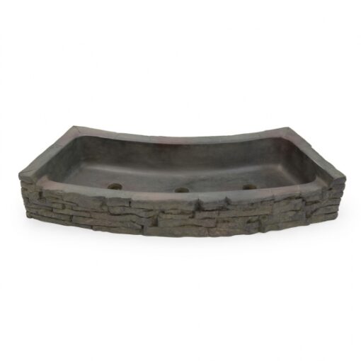 Aquascape Rear-Spill Curved Stacked Slate Topper (MPN 78285)