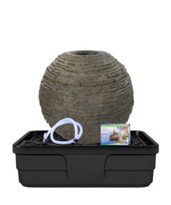 Aquascape Medium Stacked Slate Sphere Landscape Fountain Kit (MPN 78290)