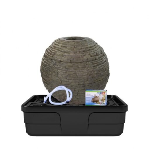 Aquascape Medium Stacked Slate Sphere Landscape Fountain Kit (MPN 78290)