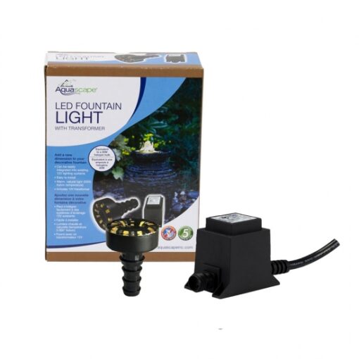 Aquascape Submersible LED Fountain Light Kit with Transformer (MPN 84009)