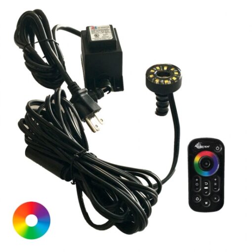 Aquascape Submersible LED Color-Changing Fountain Light Kit with Transformer and Remote Control(MPN 84055)