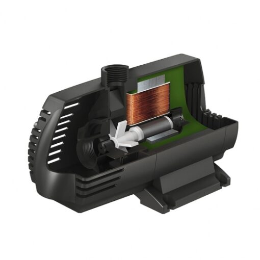 Aquascape Ultra 400 Water Pump cut away showing internal structure
