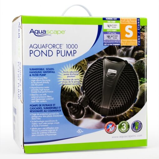 Aquascape AquaForce® 1000 Solids-Handling Pond Pump (MPN 91011)