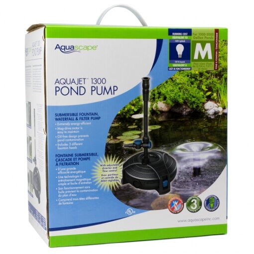 Aquascape AquaJet® 1300 Pond Pump (MPN 91015)