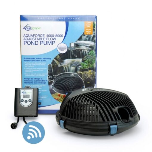Aquascape AquaForce® 4000-8000 Adjustable Flow Solids-Handling Pond Pump (MPN 91104)