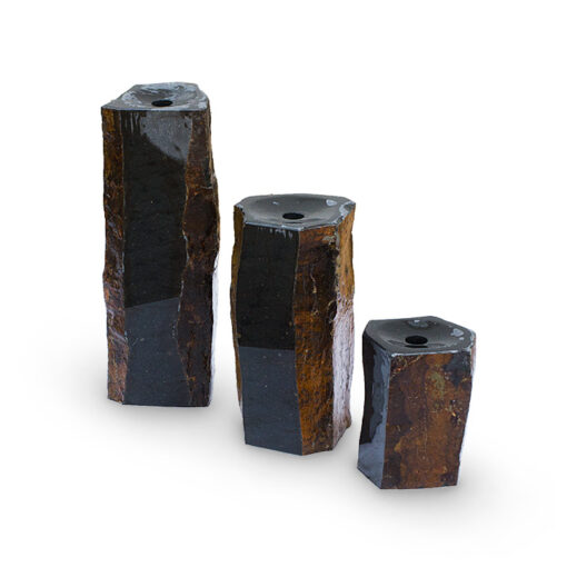 Aquascape Semi-Polished Stone Basalt Columns Set of 3 (MPN 98264)