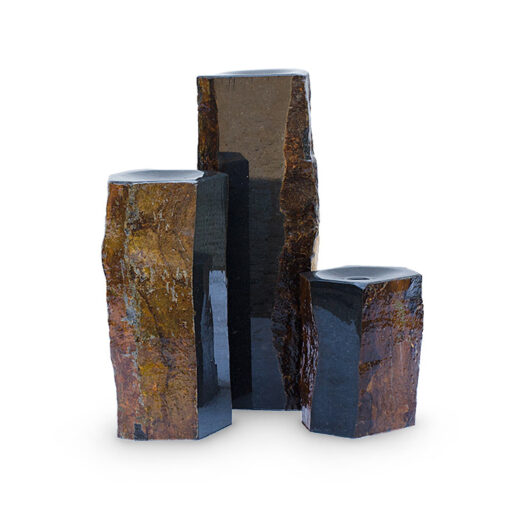 Aquascape Semi-Polished Stone Basalt Columns Set of 3 (MPN 98264)