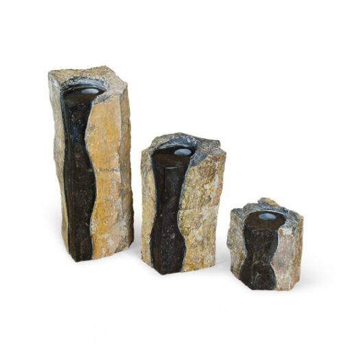 Aquascape Double-Textured Basalt Columns Set of 3 (MPN 98548)
