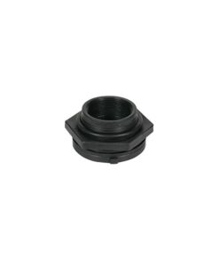 Aquascape Black Poly Bulkhead Fitting