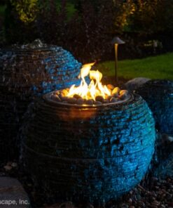 Aquascape Fire and Water Stacked Slate Sphere – Medium (MPN 58093)