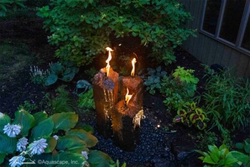 Aquascape Fire and Water Basalt Column Torch (MPN 58101)