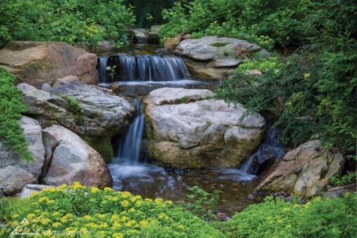 Aquascape Medium Deluxe Pondless® Waterfall Kit 16′ Stream With AquaSurge® 2000-4000 Adjustable Flow Pond Pump (MPN 53068)