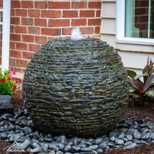Aquascape Small Stacked Slate Sphere (MPN 78287)