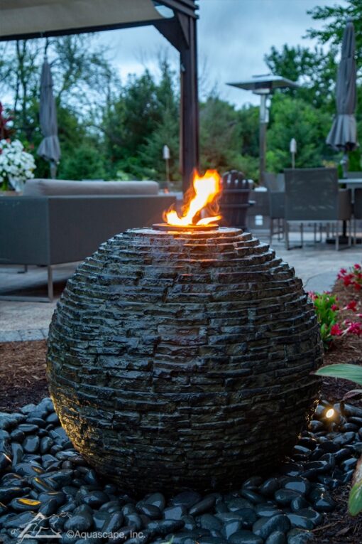 Aquascape Fire Fountain Add-On Kit for Stacked Slate Fountains (MPN 78221)