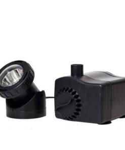 Pond Boss 435 GPH Fountain Pump with Low Water Auto Shut-off Feature with Light