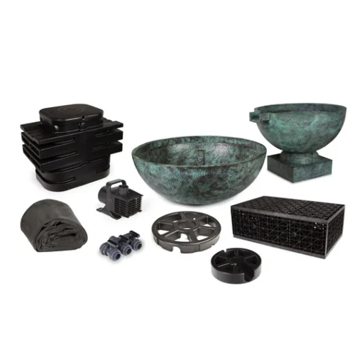 Atlantic-OASE 2 Piece Hammer Brass Bowl Kit
