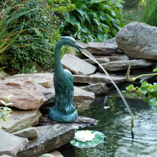 Pond Boss Green Heron Spitter
