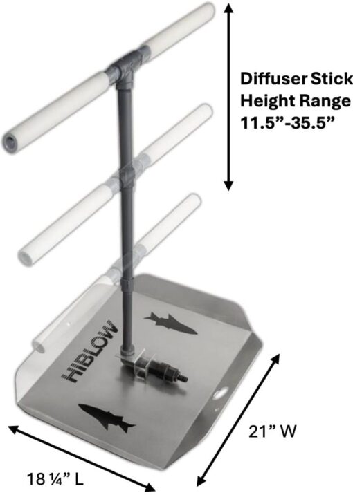 Hiblow Adjustable Height Pond Diffuser