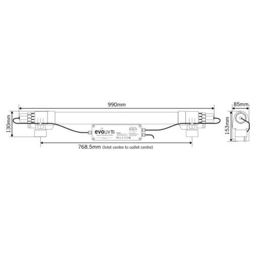 Evolution Aqua Evo Titanium Enhanced UV Clarifier - Image 2